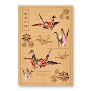 Japanese Goshuin Stamp Book Pilgrimage Notebook with Chiyotsuru Travel Japan - Picture 1 of 6