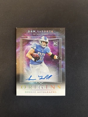 2023 Panini Origins - Rookie Autographs Sam LaPorta #RASML Gold /10 (AU, RC) - Image 1 of 4