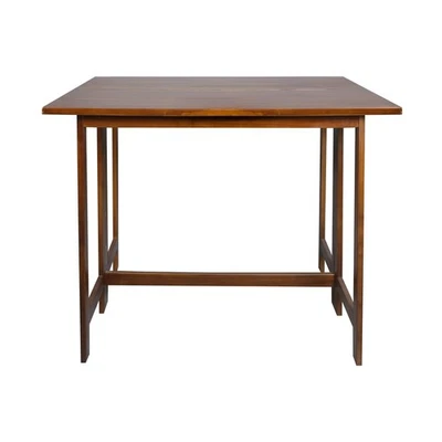 Solid Wood Flip-Top Folding Console to Dining Convertible Table - Image 1 of 4