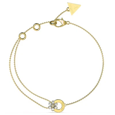GUESS Schmuck Damen-Armband Lily Flower Goldfarben S JUBB05111JWYGS - Bild 1 von 2