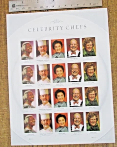 Scott #4922-26 Celebrity Chefs Sheet of 20 Forever Stamps MNH 2014 US ....SALE.. - Picture 1 of 5