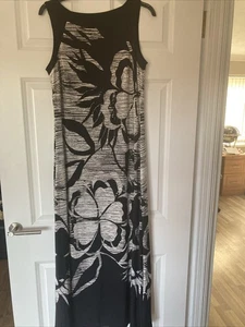 Roman Originals Maxi Dress Black/white Size 14 - Picture 1 of 2