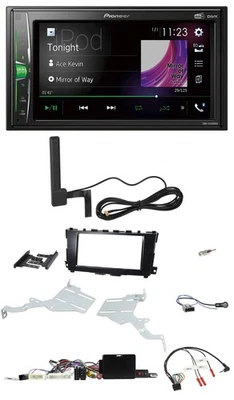Pioneer MP3 DAB Lenkrad 2DIN Bluetooth Autoradio für Nissan Altima 13-18 Display - Bild 1 von 4