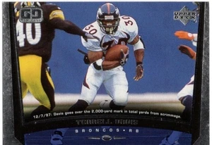 Terrell Davis 1998 Upper Deck #98 Broncos HOF RB NFL Trading Football Card TD - Picture 1 of 4
