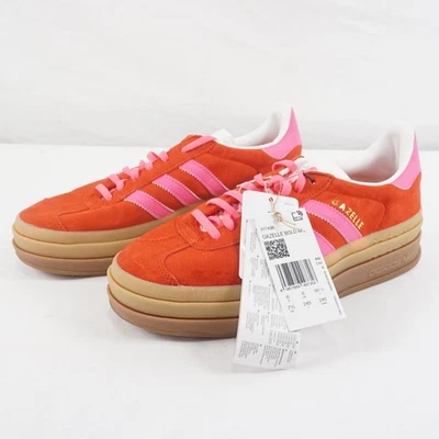 Adidas Gazelle Zapatillas Negritas en Rojo/Rosa/Blanco (IH7496) - Para Mujer US 7.5 Foto 1 de 4