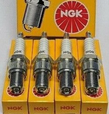 4PACK Spark Plug NGK BPR7ES Engine 5534 Yamaha Polaris Mitsubishi other Motors - Image 1 of 4