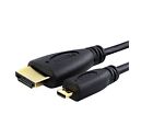 HDMI Type A to Micro HDMI Type D Gold Plated Cable V1.4 1440p 4K Various Lengths