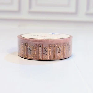 Sunday Morning Bookshelf Washi Tape ~ simply gilded sold out rare - Picture 1 of 1