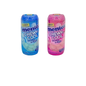 2 x Mentos Candy Chewy Cool Pfefferminze Beere Minze Frischer Atem Gummi Süßigkeiten 36g - Bild 1 von 10