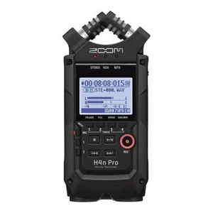 ZOOM H4nPro Black BLK H4n Pro Linear PCM IC Digital Handy Recorder NEW - Picture 1 of 4