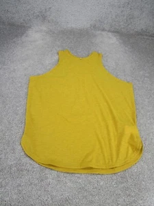 Prana Shirt Womens Medium Yellow Tank Top Stretch - Picture 1 of 8