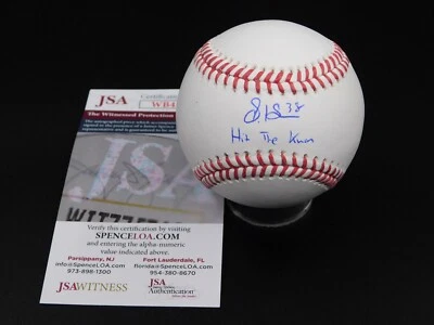 Steven Kwan Signed Autographed OML Baseball ROMLB Guardians Hit The Kwan JSA COA - Image 1 of 2