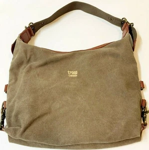TROOP London Canvas Shoulder Bag - Picture 1 of 7