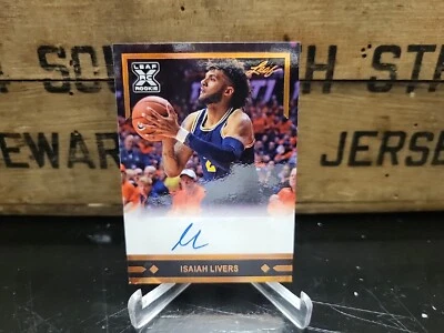 Isaiah Livers 2022 Leaf Memories Basketball XRC Bronze Auto Autograph PISTONS - Image 1 of 2