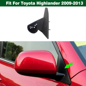 Black Right Side Rearview Mirror Bracket Replace For Toyota Highlander 2009-2013 - Picture 1 of 9