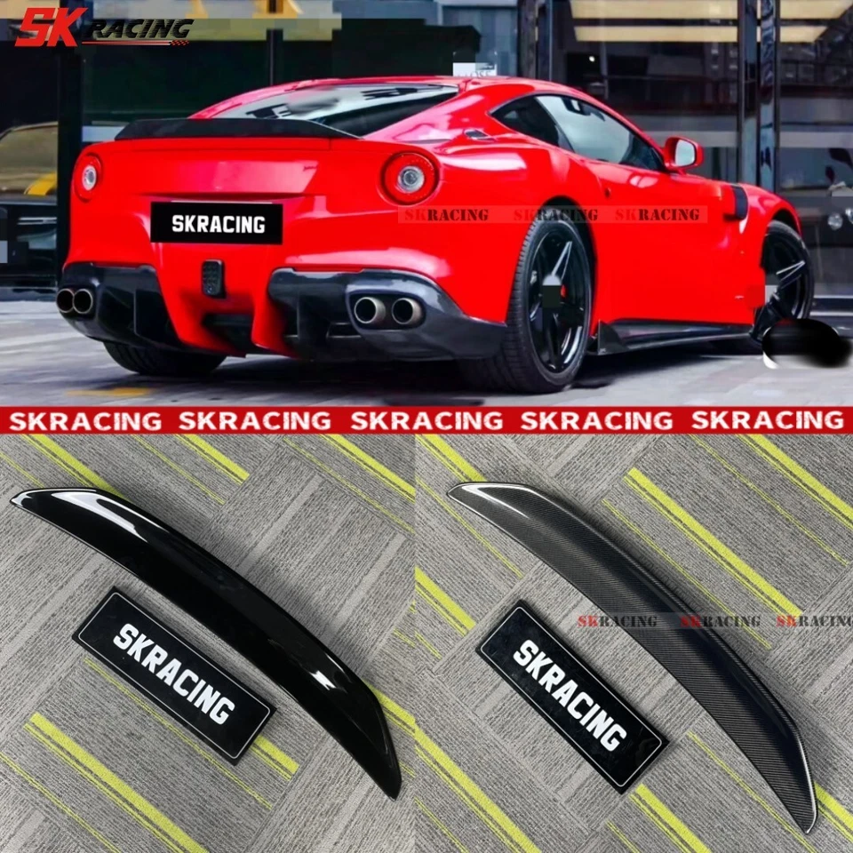 Alerón trasero forjado/fibra de carbono/negro para Ferrari F12 Berlinetta 2013-2017 Foto 1 de 4