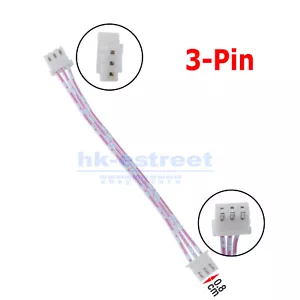 3-Pin 2.54mm Pitch Female to Female JST-XH Connector Cable Wires 10/20/30CM - Picture 1 of 16