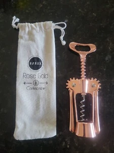 Hanee Premium Flügelkorkenzieher mit Leinenbeutel Rosegold - Bild 1 von 3