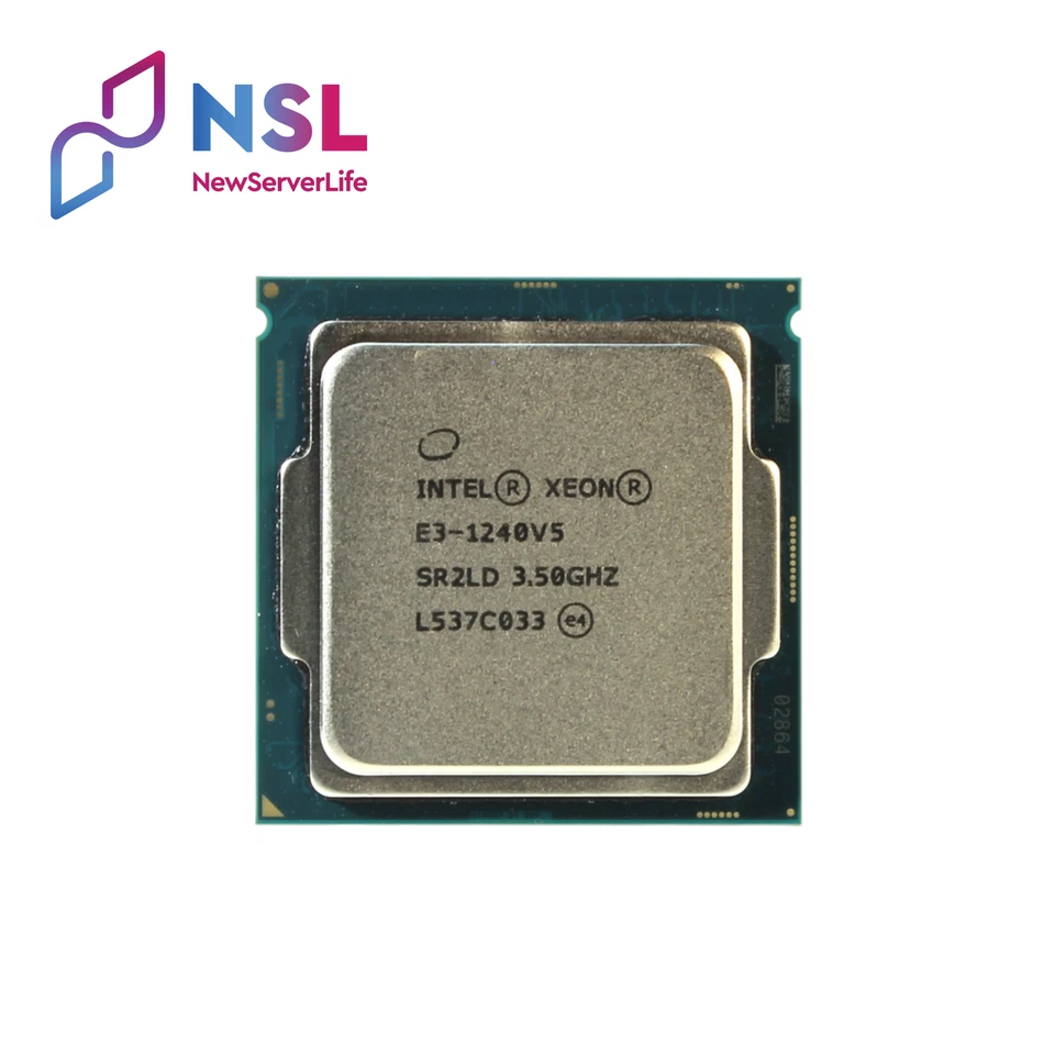 Intel Xeon E3-1240v5 3.5GHz 4 Core 80W SR2LD CPU Processor - Image 1 of 3