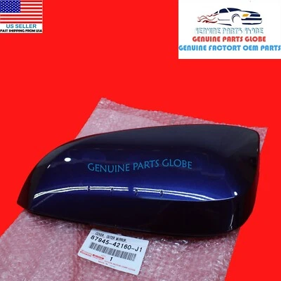 CUBIERTA ESPEJO EXTERIOR IZQUIERDO ORIGINAL TOYOTA RAV4 4RUNNER AZUL OSCURO 87945-42160-J1 Foto 1 de 2