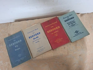 4 GEBRAUCHTE ORIGINAL VAUXHALL BEDFORD ANLEITUNGSBÜCHER OLAD OSAT OSS A4 A5 TA CA - Bild 1 von 9