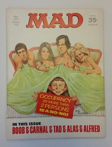 Mad magazine September 1970 #137 Boob and Carnal cover. Like New condition. - Picture 1 of 5