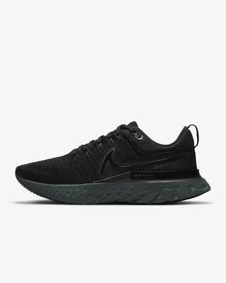 Nike React Infinity Run Flyknit 2 Black Iron Grey UK 6.5 EUR 40.5 CT2357 003 - Image 1 of 4