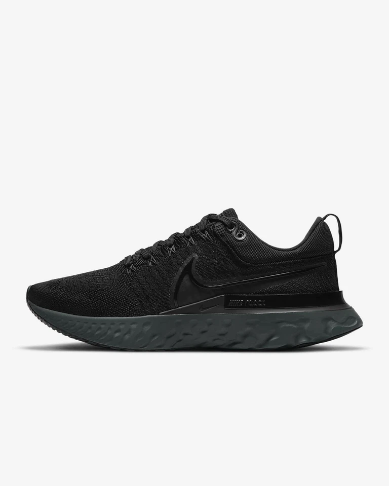 Nike React Infinity Run Flyknit 2 Black Iron Grey UK 6.5 EUR 40.5 CT2357 003 - Image 1 of 4
