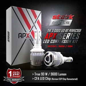 Kit de conversión de faros blancos Stark APX 90W 9600LM LED 6000K - 9006 HB4 - Imagen 1 de 8