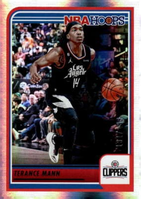 Terance Mann 2023-24 Panini Hoops /199 Premium 1 #130 Clippers ID:89819 - Image 1 of 2
