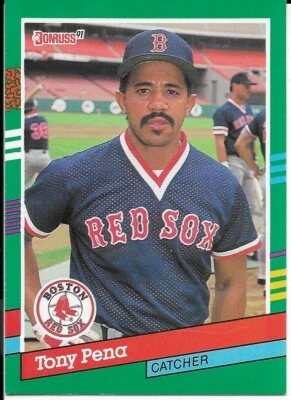 1991 Donruss #456 Tony Pena NM-MT Red Sox - Image 1 of 2