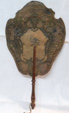 VENTOLA a mano del 700 in Papier Machè