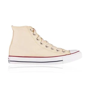 Converse Chuck Taylor All Star Hi Casual Shoes - Mens Womens - Unbleached White - Picture 1 of 27