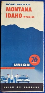 Gasóleo Montana Idaho Wyoming Union 76 década de 1950 - Imagen 1 de 2