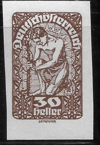 1920 AUSTRIA  SC#233 MNH OG VF Allegory of New Republic - Picture 1 of 1