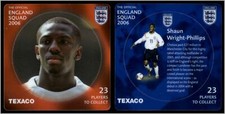 Shaun Wright-Phillips - The Official England Squad 2006 Texaco Disc