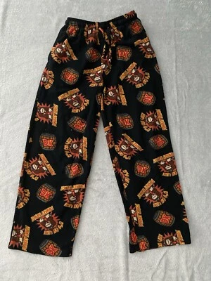 Super Mario Pants Mens Medium Black Donkey Kong Nintendo Fleece Lounge Sleep - Image 1 of 4