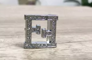 Fendi Women’s Belt Buckle Silver Tone - Picture 1 of 5