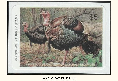 D2K Minnesota Wild Turkey Stamp 2006 $5.00 - Image 1 of 1