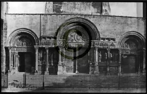 Abbey of Saint Gilles du Gard in 1870 Reprint Pro glossy Paper - Picture 1 of 1