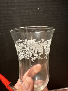 Home Interiors Homco 1 Embossed Rose Candle Votive Holder Replacement