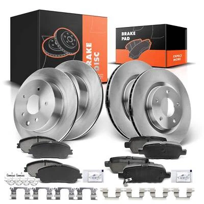 Передние и задние дисковые тормозные диски и тормозные колодки для Nissan Rogue 2014 2015 2016 2017 - Изображение 1 из 4