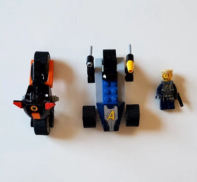 Lego Agents: Gold Tooth's Getaway (8967) - Agent Swipe & Vehicles ONLY - Image 1 of 4