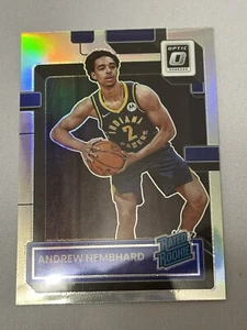 2022-23 Panini Donruss Optic Rated Rookie Holo Prizm Andrew Nembhard RC Pacers - Picture 1 of 2