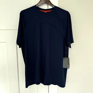 G/Fore G/4 Operative Navy Pat Golf Jersey Short Sleeve Shirt XL NEW - Picture 1 of 7