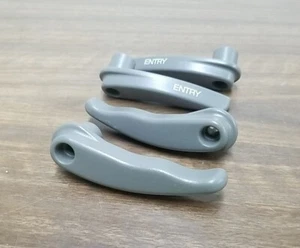 1999-2002 Silverado Sierra Pewter Seat Recliner Entry Handles Levers Set OEM - Picture 1 of 3