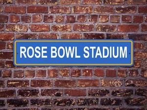 Rose Bowl Stadium Street Sign UCLA Bruins Football - Picture 1 of 5