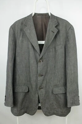 Abrigo Blazer Chaqueta Deportivo Ermenegildo Z Zegna Lino Puro Talla Hombre/EE. UU. M/UE 4 Foto 1 de 4