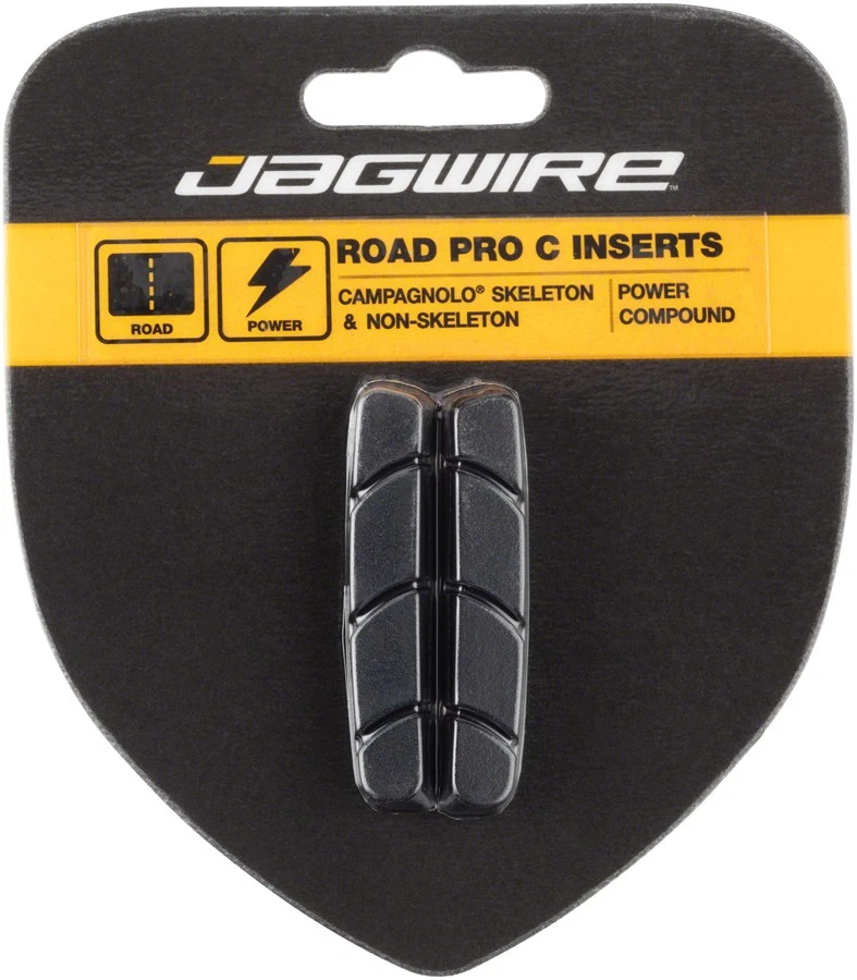 Jagwire Road Pro C Campagnolo Brake Pad Inserts - Power Compound, Cartridge Fit - Image 1 of 1