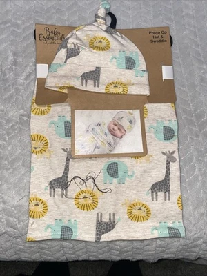 Baby Essentials Photo Op Hat And Swaddle  - Image 1 of 4